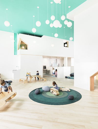 Vorschule mit Kulturzentrum in New York von Barker Associates Architecture Office