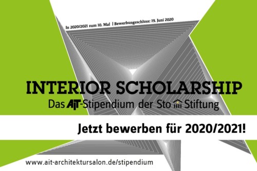 Interior Scholarship – Das AIT-Stipendium der Sto-Stifung