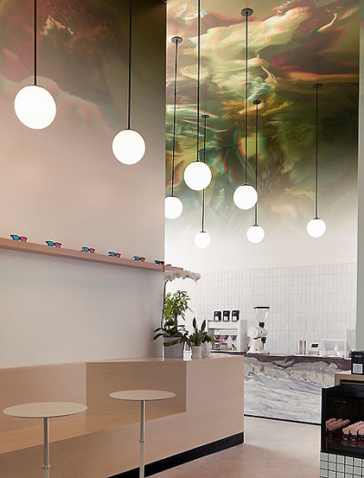 Café Stereoscope Coffee in Newport Beach von David Wick und Andrew Lindley