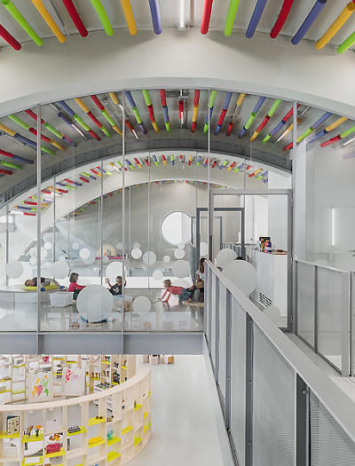 Kindergarten und Nachbarschaftszentrum in Mailand von Labics