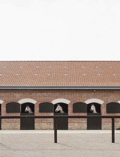 Gestüt in Nordfrankreich von Atelier Serge Joly