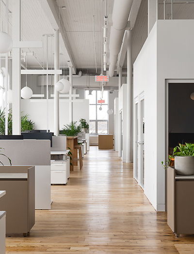 Büro in Montreal von L’Abri mit Vives St-Laurent