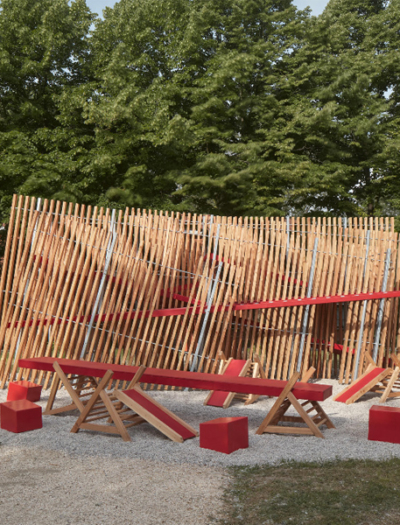 Installation auf der Architekturbiennale Venedig 2021 von Mat?j Hájek und Tereza Ku?erová