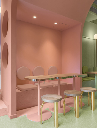 Bun Burger Restaurant in Mailand von Masquespacio
