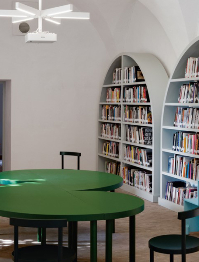 Schlossbibliothek Gandegg bei Eppan von Martin Feiersinger