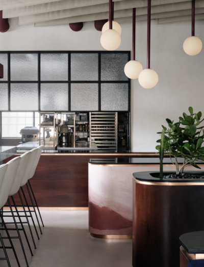 Restaurant in Montreal von Ivy Studio