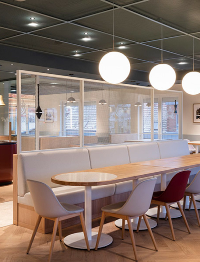 Restaurant Oberdeck in Wismar von Formwænde