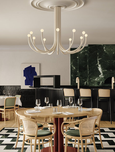 Restaurant in Montreal von Ivy Studio