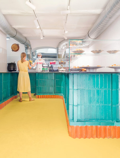 Ligurisches Restaurant in Genua von Linearama Architects und Valter Scelsi