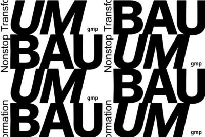 Ausstellung “UMBAU. Nonstop Transformation” von gmp – im AIT-ArchitekturSalon Hamburg