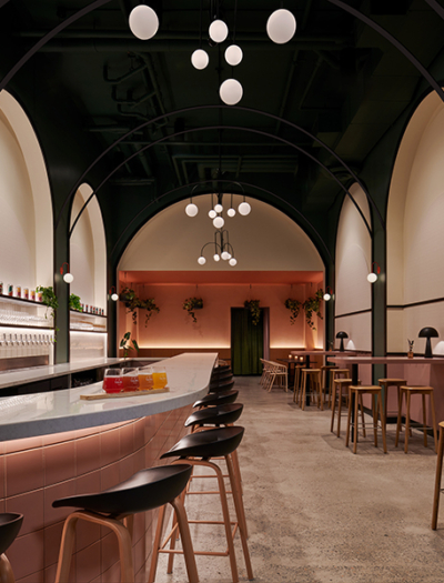 Brauerei-Gastraum in New York von Ala Studio