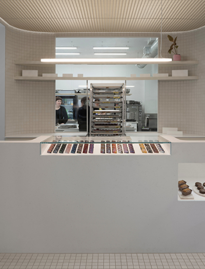 Pralinen-Boutique in Montreal von Dupont Blouin