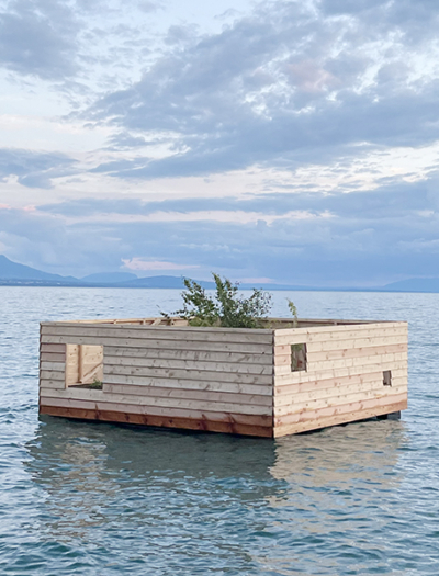 Temporäre Landschaftsarchitektur in Lausanne von studio komaba