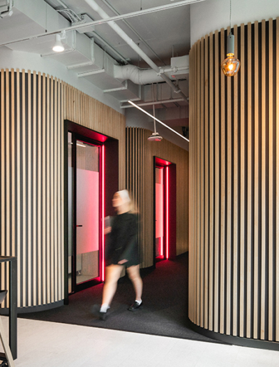 Neugestaltung Büroflächen in Québec von LAAB Architecture