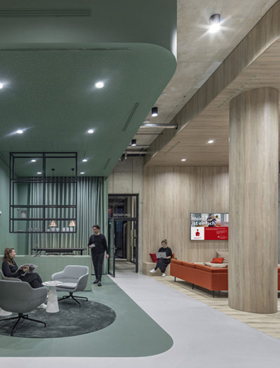 Bankfiliale in Schlüchtern von bkp Architekten und Innenarchitekten