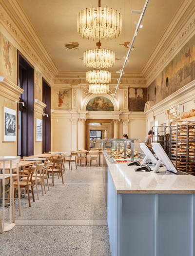 Bäckerei und Café in Prag von Denisa Strmiskova Studio