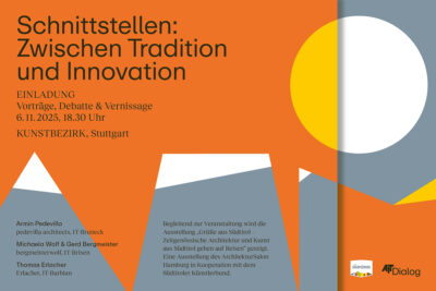 Schnittstellen: Zwischen Tradition und Innovation