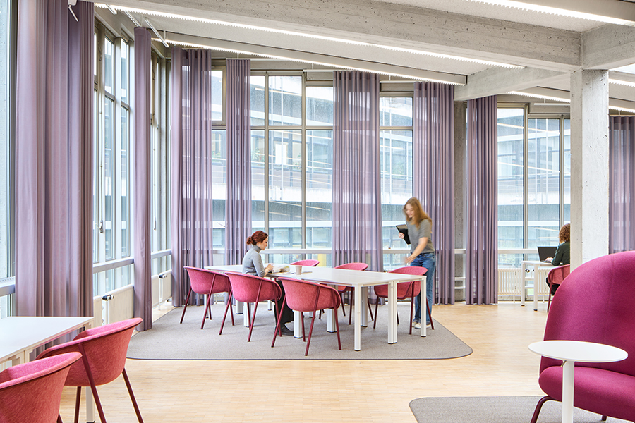 Lernräume der Universität Stuttgart von der Ippolito Fleitz Group