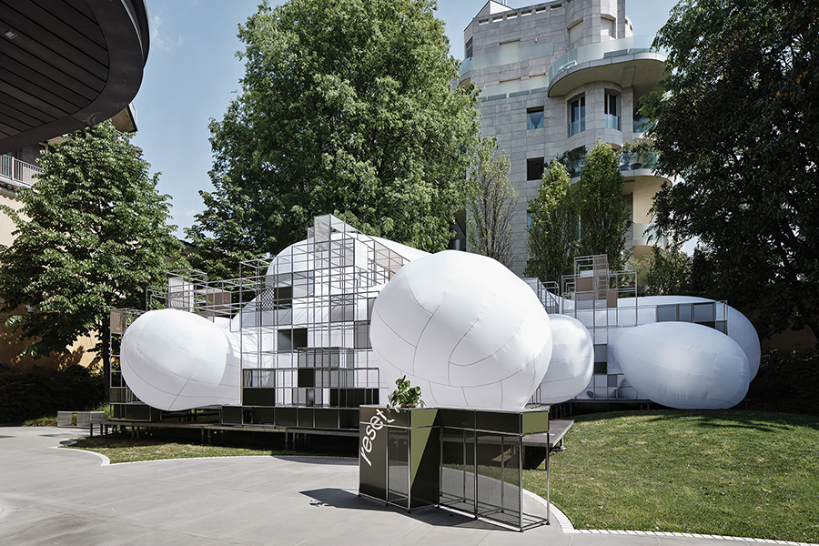 Temporäre Installation in Mailand von Snøhetta und Annabelle Schneider
