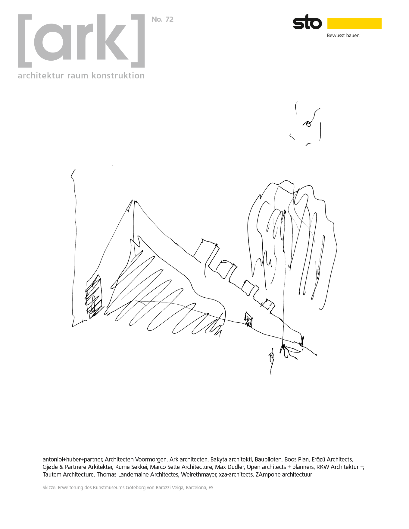 Cover des Architekturmagazins ark No. 72